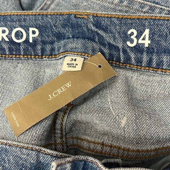 J. Crew BF707 Button Fly Demi Boot Cut Cropped Jeans size 34 - Picture 12 of 15